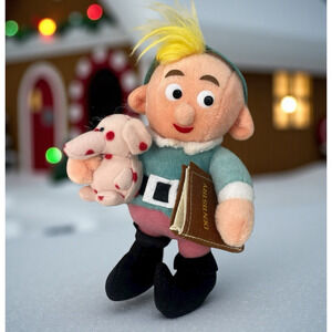 VTG CVS Rudolph Island of Misfits HERMEY Dentist w/ Pink Elephant Plush Ornament